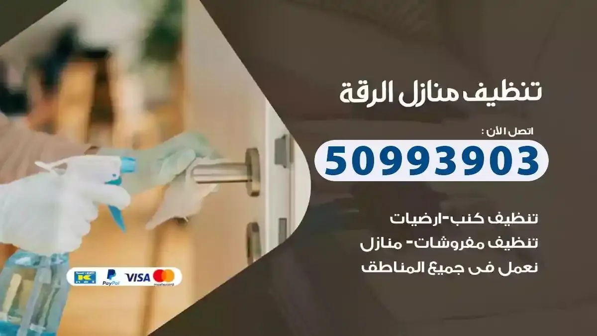 تنظيف منازل الرقة