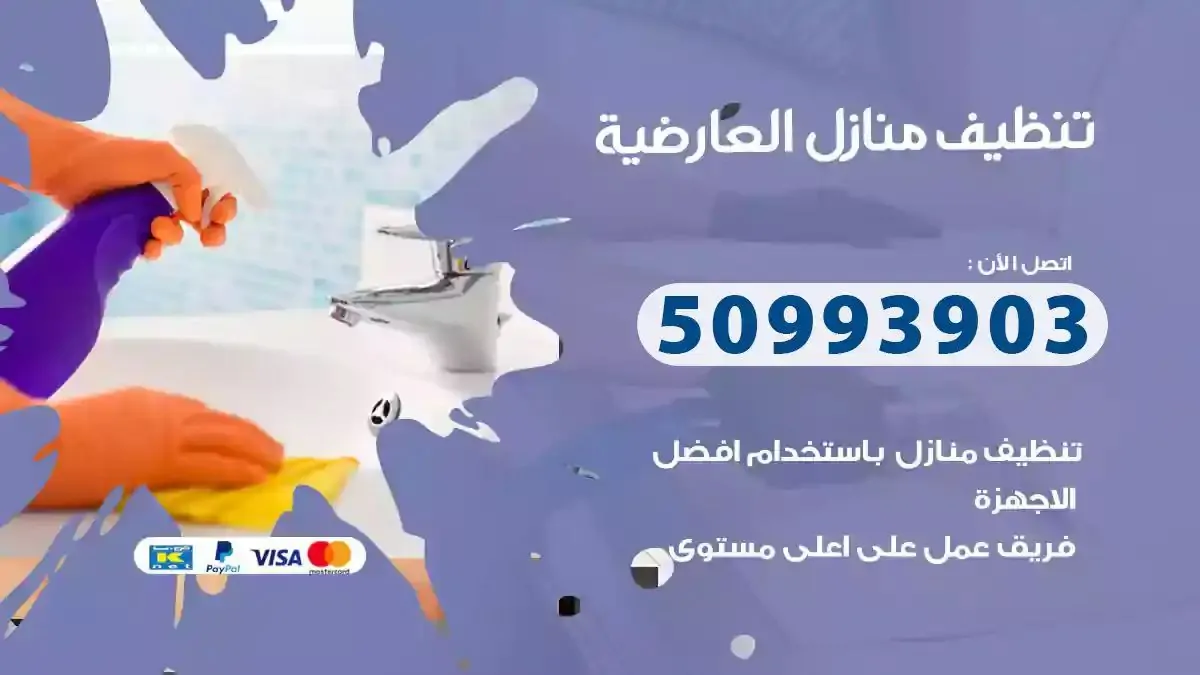 تنظيف منازل العارضية