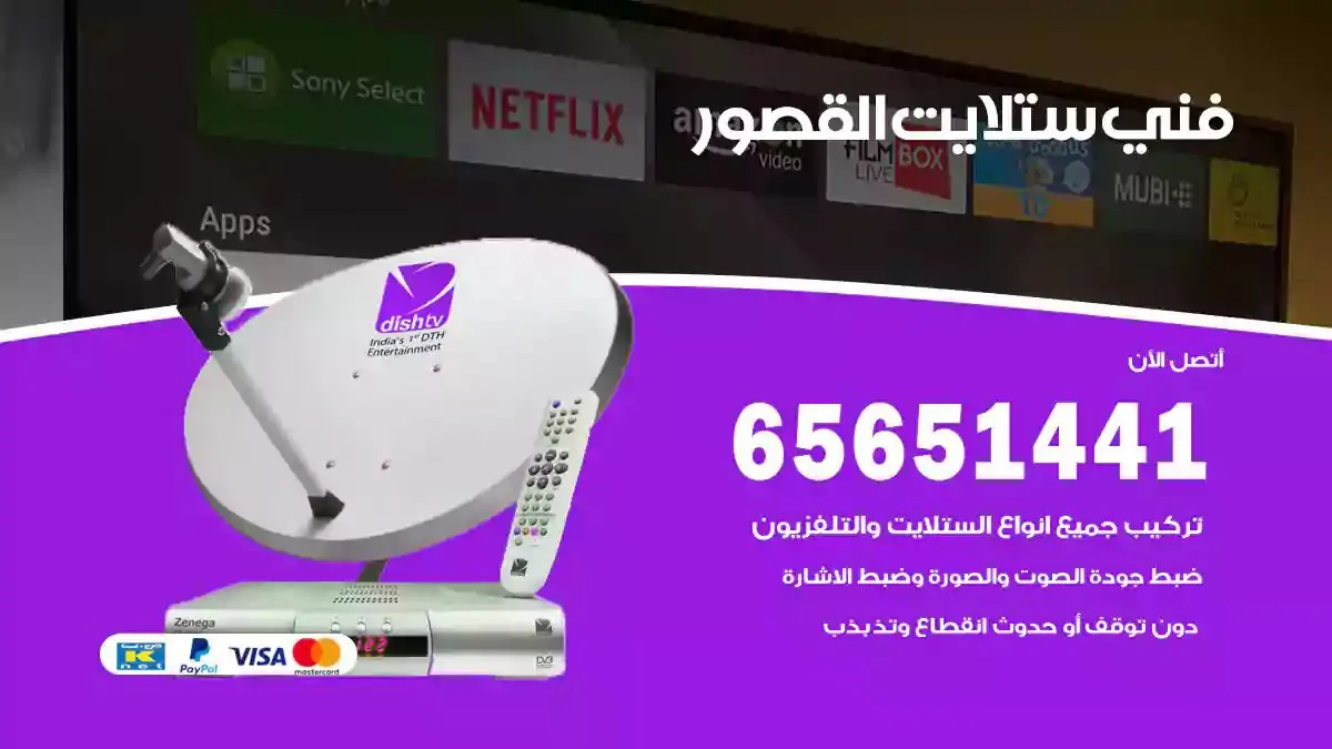 فني ستلايت القصور